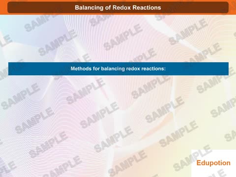 Balancing of Redox Reactions